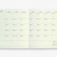 Hightide Planner 2027 Diary Glow Check Square - Green