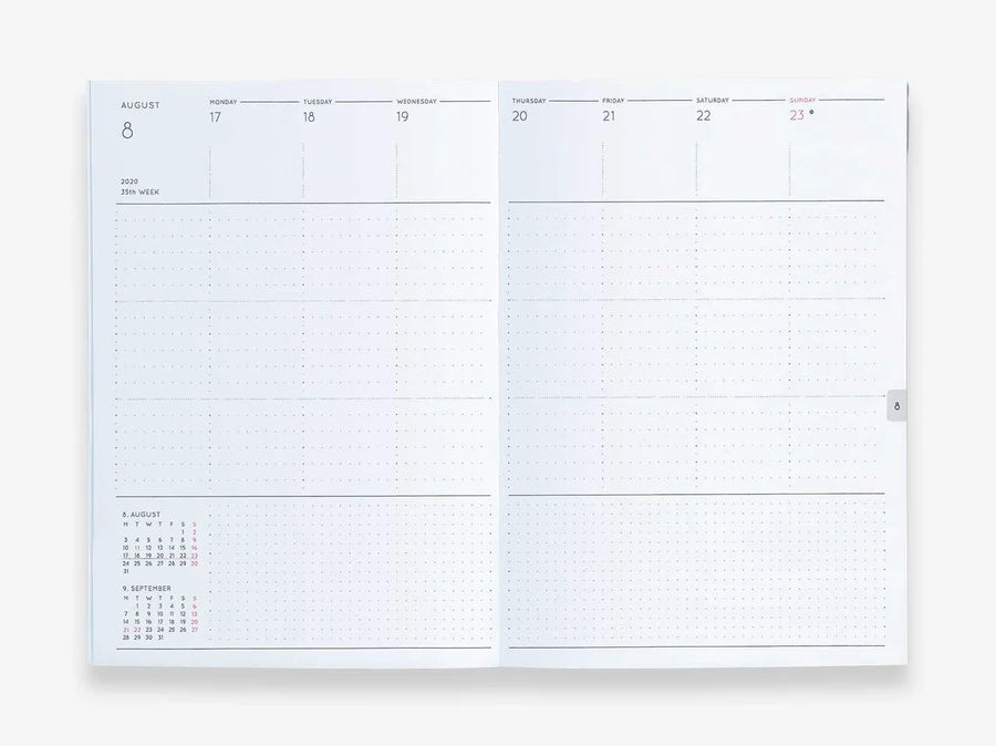 Hightide 2027 Diary Nahe B6 Free - Clear Transparant