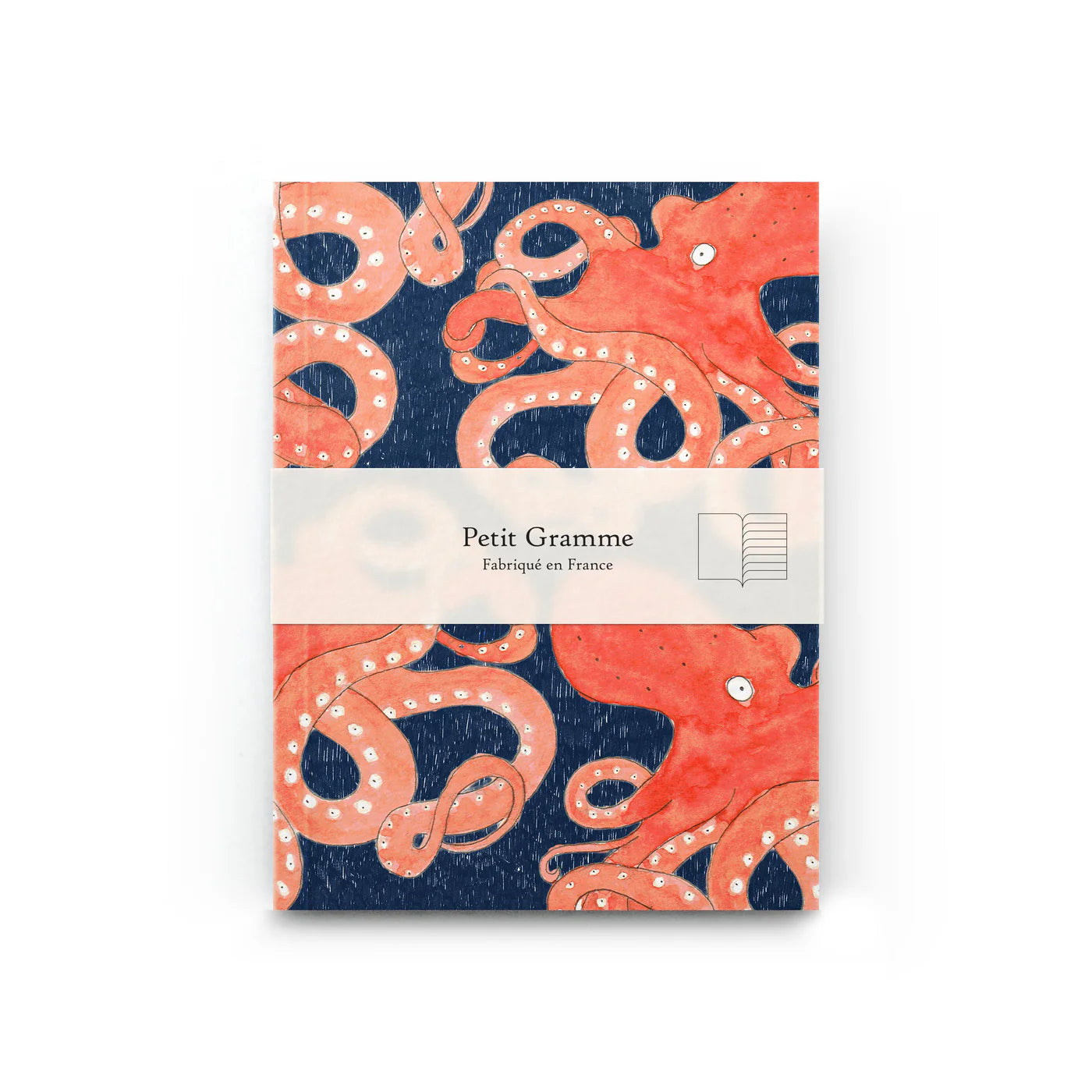 Petit Gramme Notizbuch – A6 Octopus (leer/liniert)