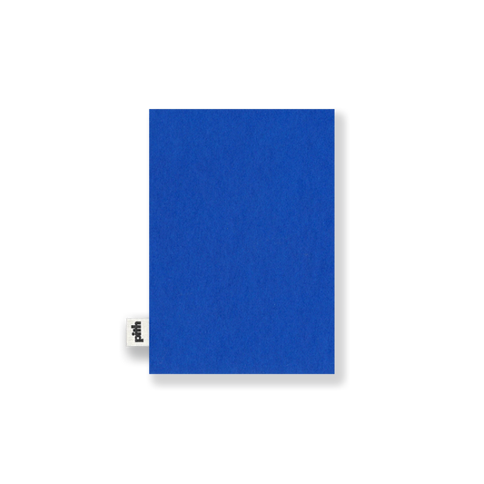 Pith - Kabosu Schetsboek Blauw met Label