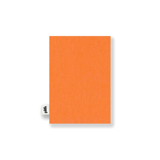 Pith - Kabosu Schetsboek Oranje met Label