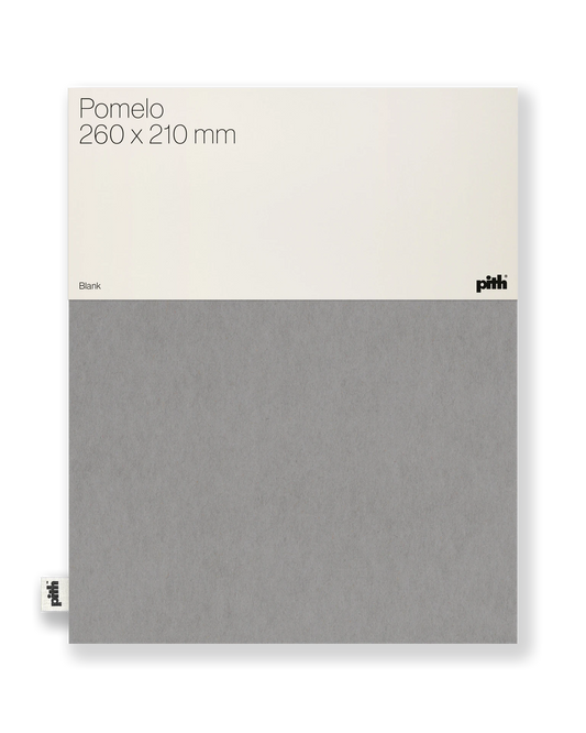 Pith – Pomelo-Notizbuch, Taupe, leer