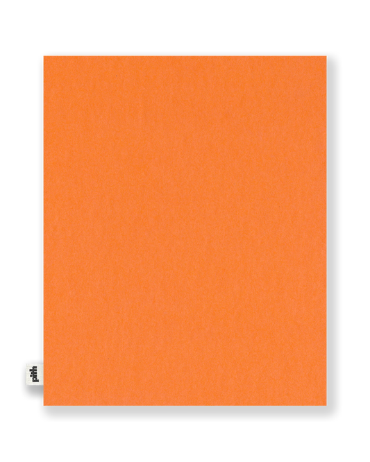 Pith Pomelo Schetsboek Oranje met label