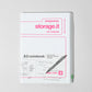 Storage.it Notebook - Dotted/Lined - White A5