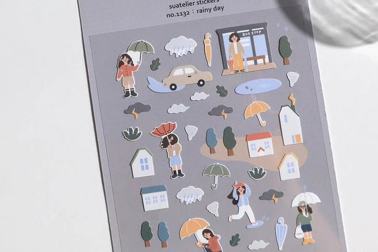 Stickers Rainy Day - Suatelier Design