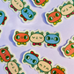 Bloemkolie Sticker - Strikdas besties