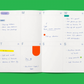mishmash Undated A5 planner Frames - Lucky Green