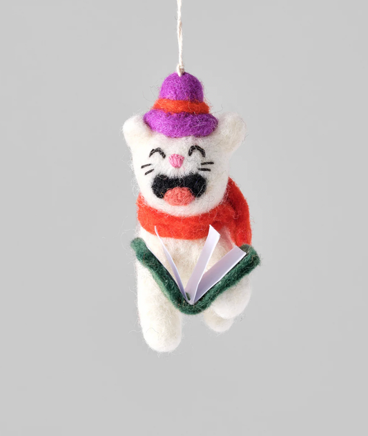 Wrap Vilten Kat Kersthanger - 'Dickens'