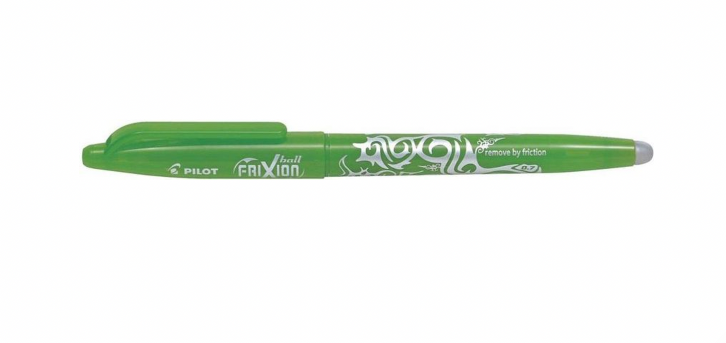 Pilot FriXion Ball Fineliner Uitwisbare viltstift - Appelgroen (0.7 medium)