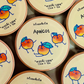Bloemkolie Washi Tape - Abrikoos