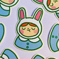 Cauliflower Sticker - Bunny Girl