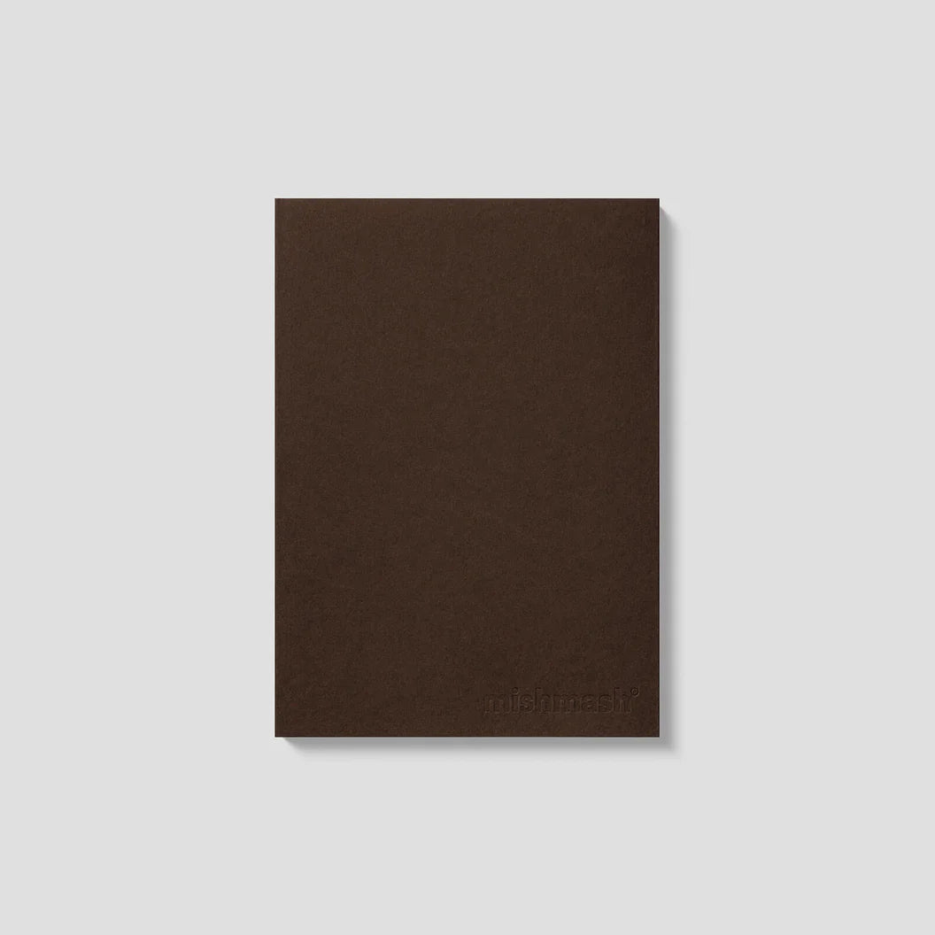 mishmash Notitieboek Naked A5 - Deep Brown Lined