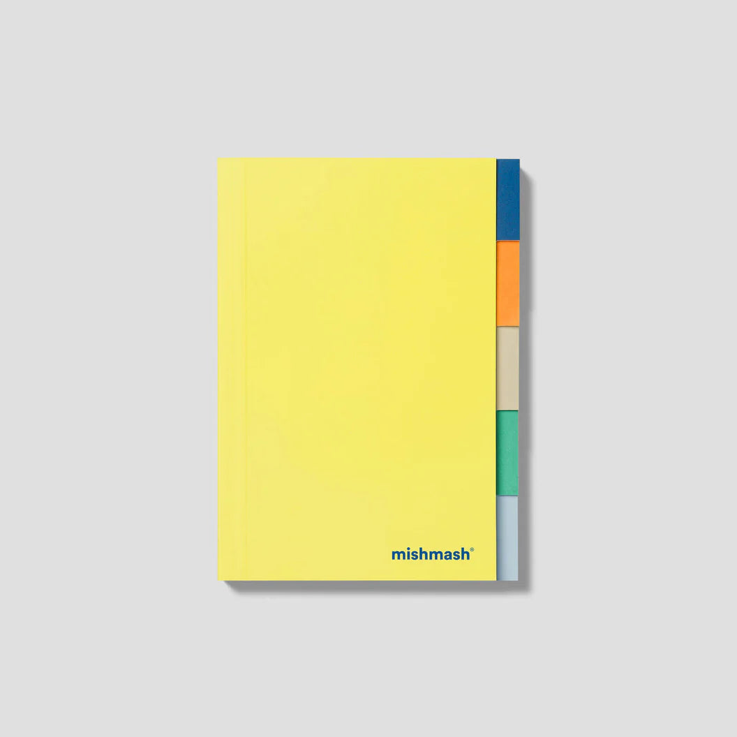 mishmash - A5 Tabbed Ruled (Mellow)