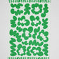 Tea towel Super Clean Green Flowers - Wrap
