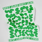 Tea towel Super Clean Green Flowers - Wrap