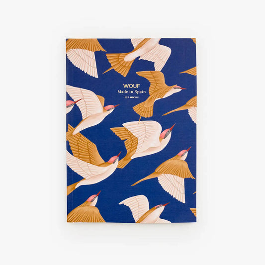 WOUF - Notitieboek Blue Birds A5