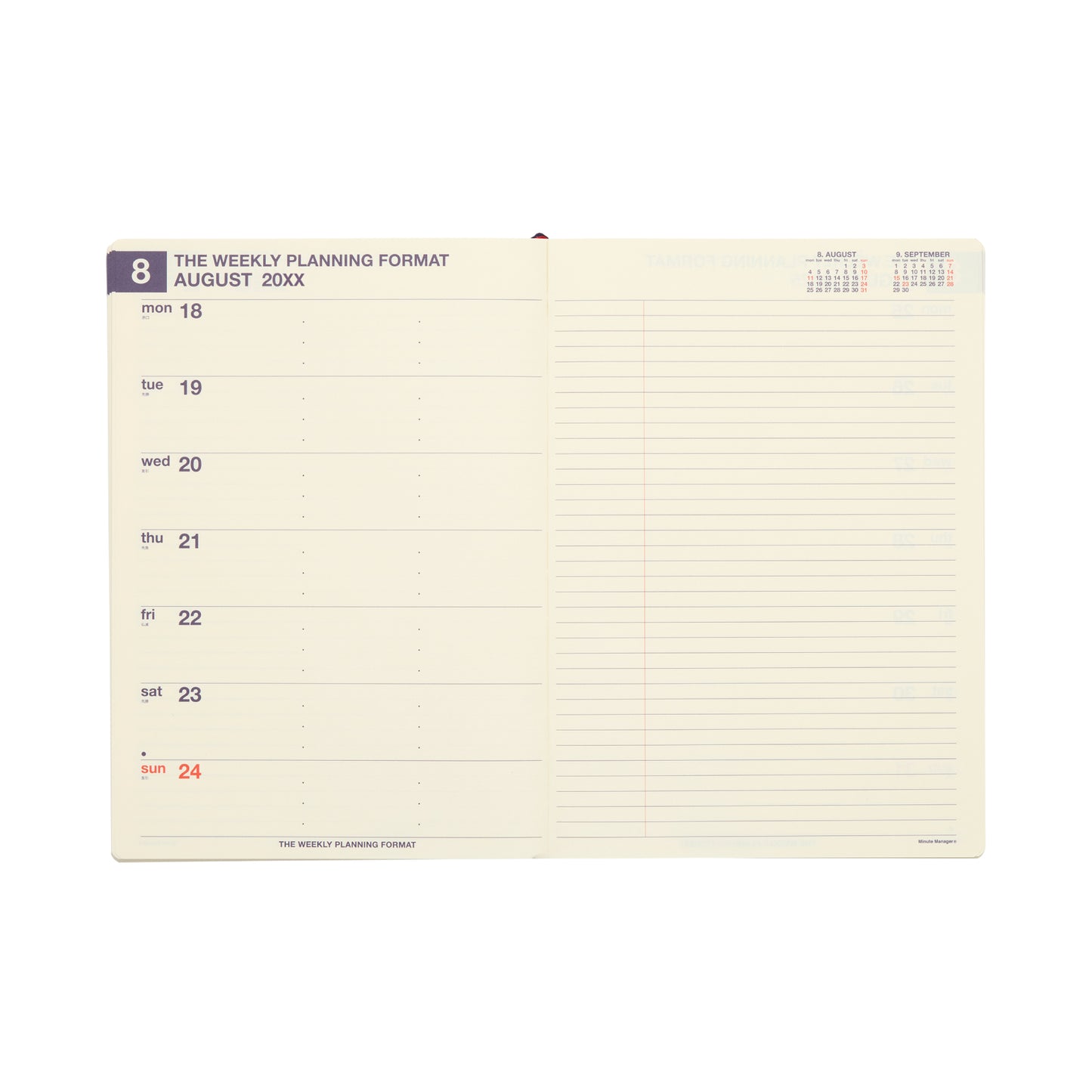 Hightide 2027 A5 Planner  Minute Manager A5 - Ivory