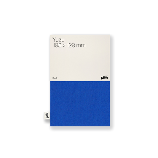 Pith Supply Notitieboek Yuzu Blanco - Blue