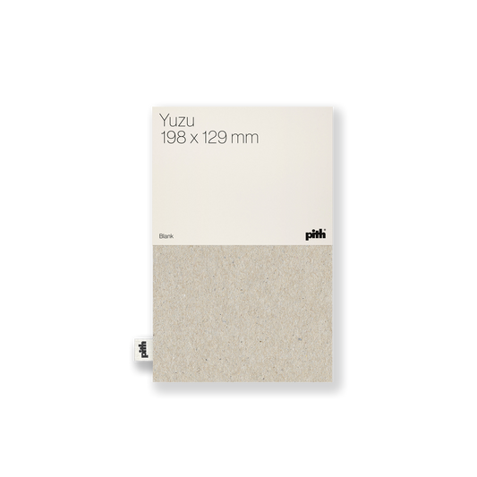 Notitieboek Pith Yuzu - Raw (Blank)