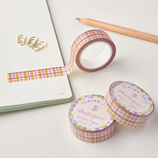 Claire Paul - Washi Tape 'Pastel Gingham'