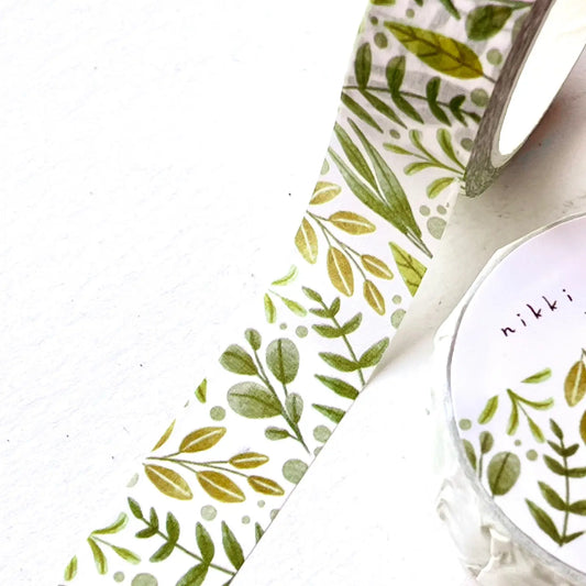 Nikki Dotti Washi Tape - Leaves