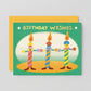 Wrap - Greeting card 'Birthday Wishes' 