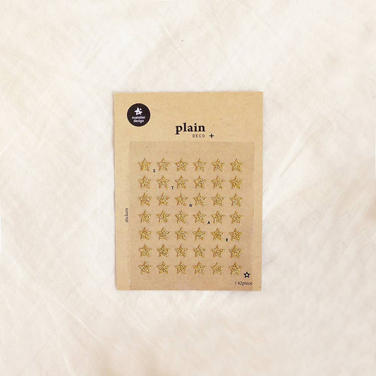 Suatelier Design - Stickers Plain.15 Golden Stars
