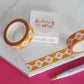 Washi Tape Gele Vloeiende Bloemen - Nutmeg and Arlo