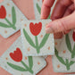Claire Paul - Sticker 'Holografische Tulp'