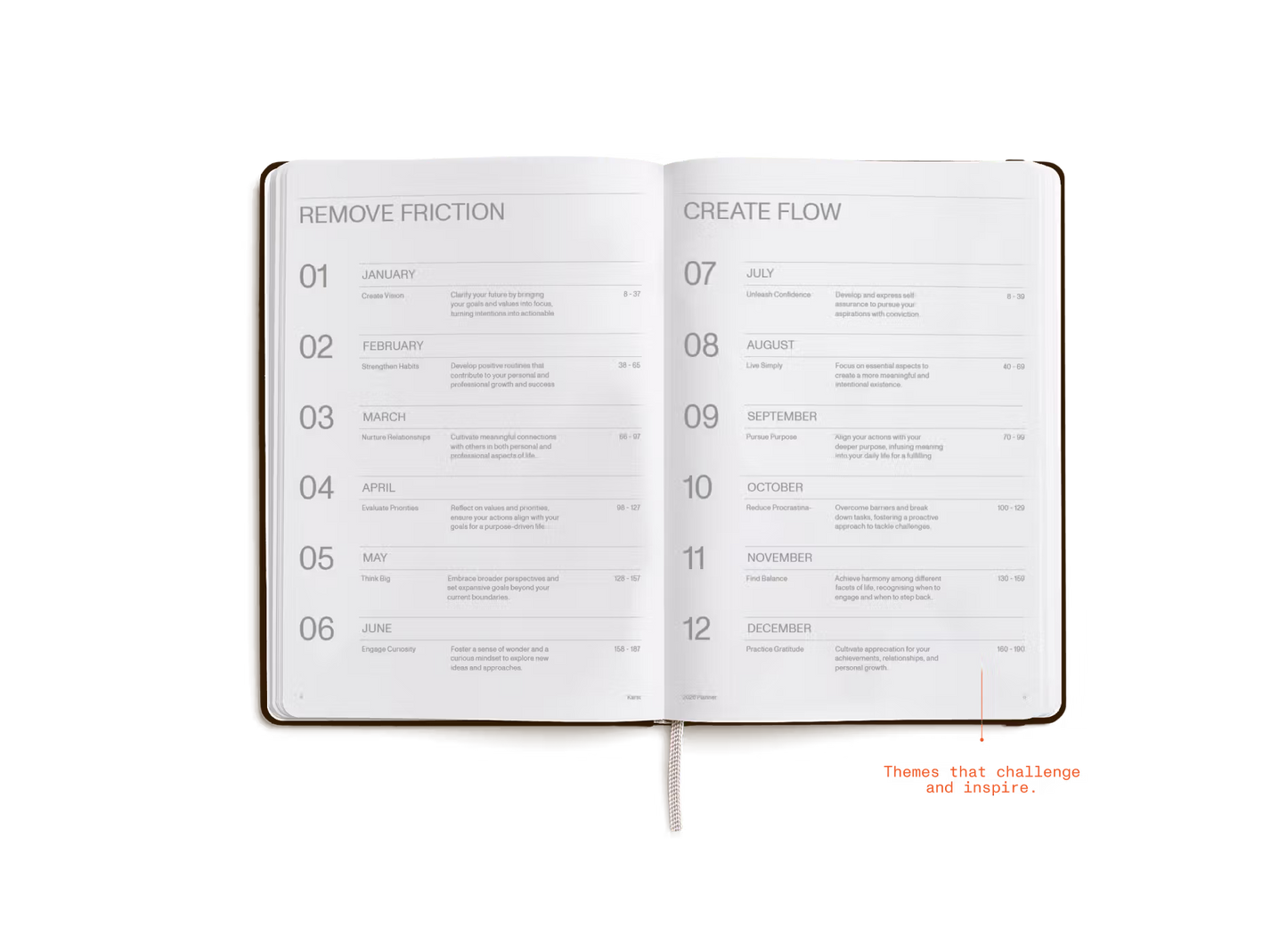 Karst 2026 Weekly Planner - A5 Espresso