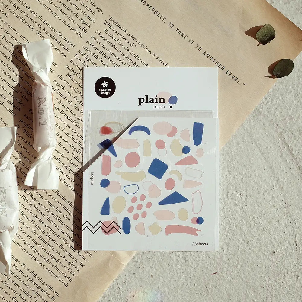 Suatelier Design - Stickers Plain.18 Natural Shapes