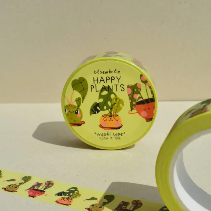 Bloemkolie Washi Tape - Happy Plants