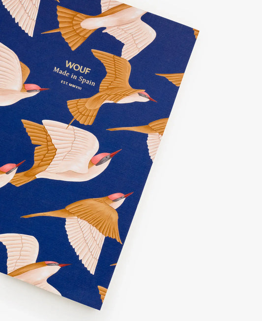 WOUF - Notitieboek Blue Birds A5