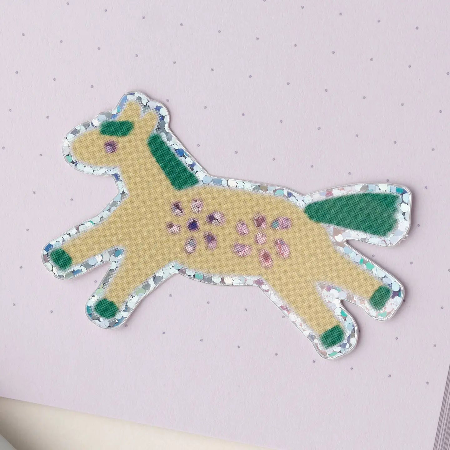 Claire Paul Holografische sticker - Pony