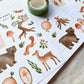 Nikki Dotti - Stickervel 'Into the Woods' A6