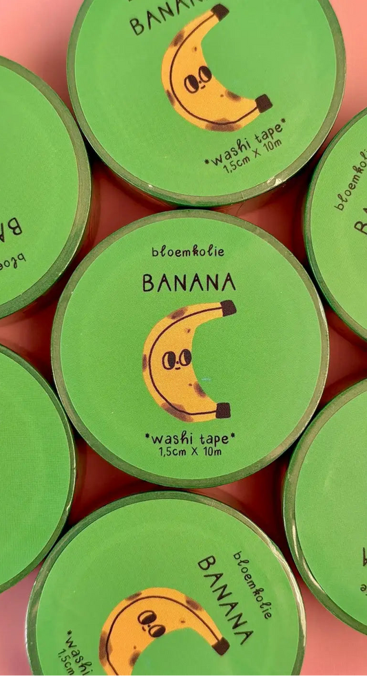 Washi Tape Banaan - Bloemkolie