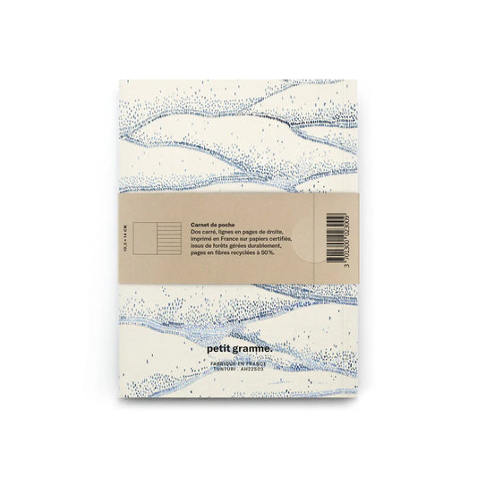 Petit Gramme - A6 Pocket Notebook Blue Whale (blank/lined)