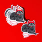 Sticker Duivelkat - Bromstad Printing Co.