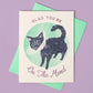 Bromstad Printing Co. - Risograph Wenskaart 'The Mend Cat' A2