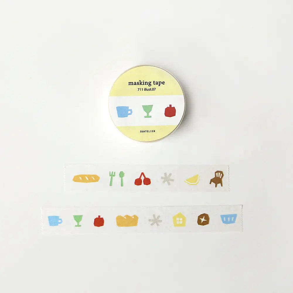 Suatelier Design Washi tape - illust.07