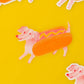 Bromstad Printing Co. 'Hot Dog' - Clear Sticker