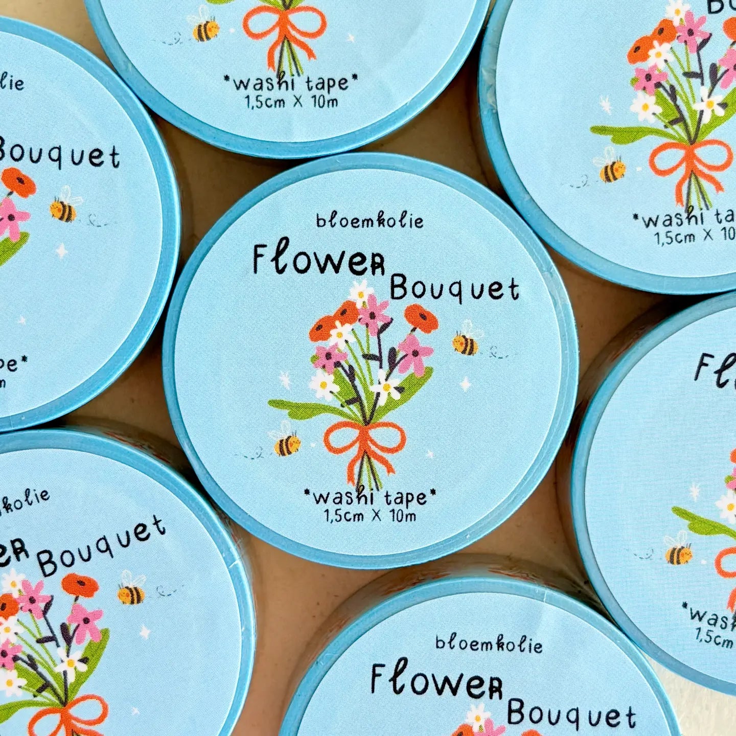 Bloemkolie Washi Tape - Bloemenboeket