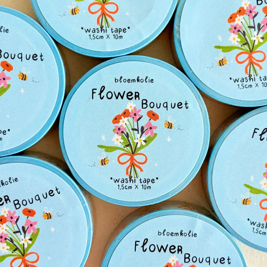 Bloemkolie Washi Tape - Bloemenboeket