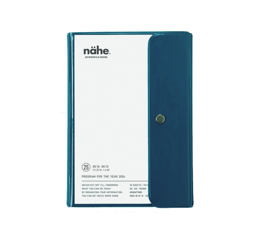 Nähe 2025 Weekly Free Diary B6 - Blue