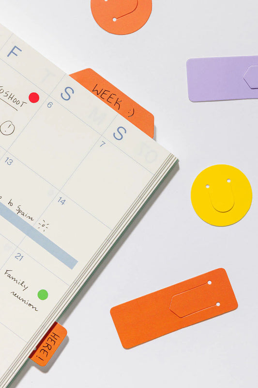mishmash bookmarks - Orange