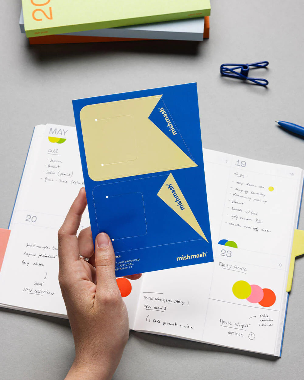 mishmash bookmarks - Blue