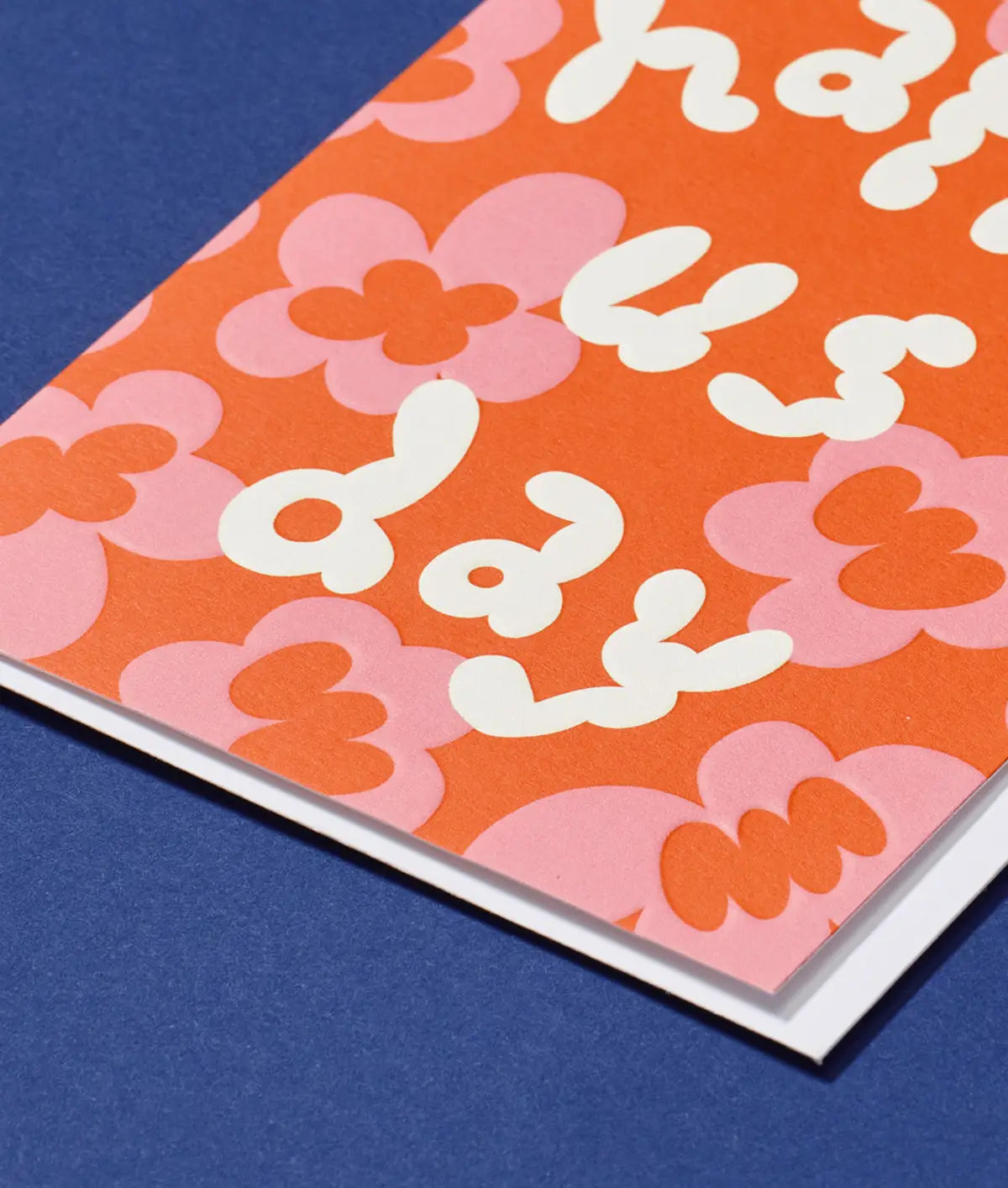 Wrap Valentine's Day card - 'Happy Us Day' in relief 