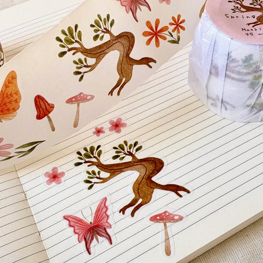 Nikki Dotti Washi Tape Sticker Roll - Spring