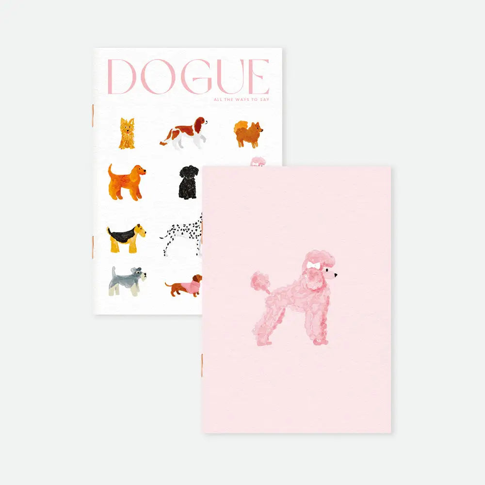 ATWS. - Zaknotitieboekje set van 2 Dogue A6