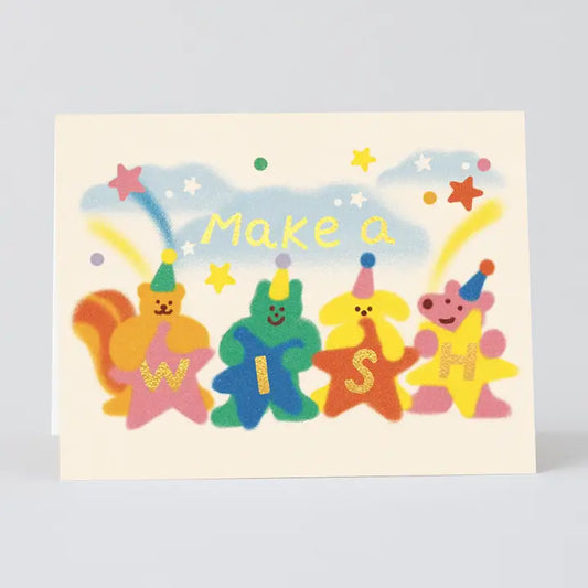 Kinderverjaardagskaart 'Make a Wish' - Wrap
